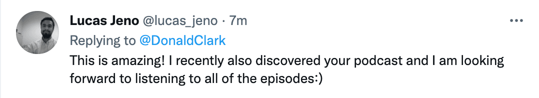 Podcast testimonial 4