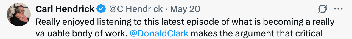 Podcast testimonial 25