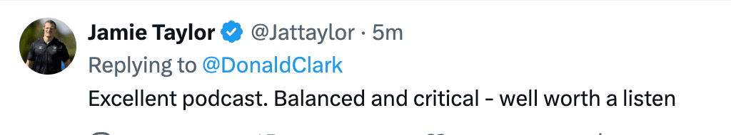 Podcast testimonial 26